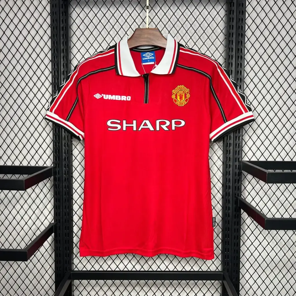 Manchester United Home Kit Umbro (1998-99) Embroidery [Set]