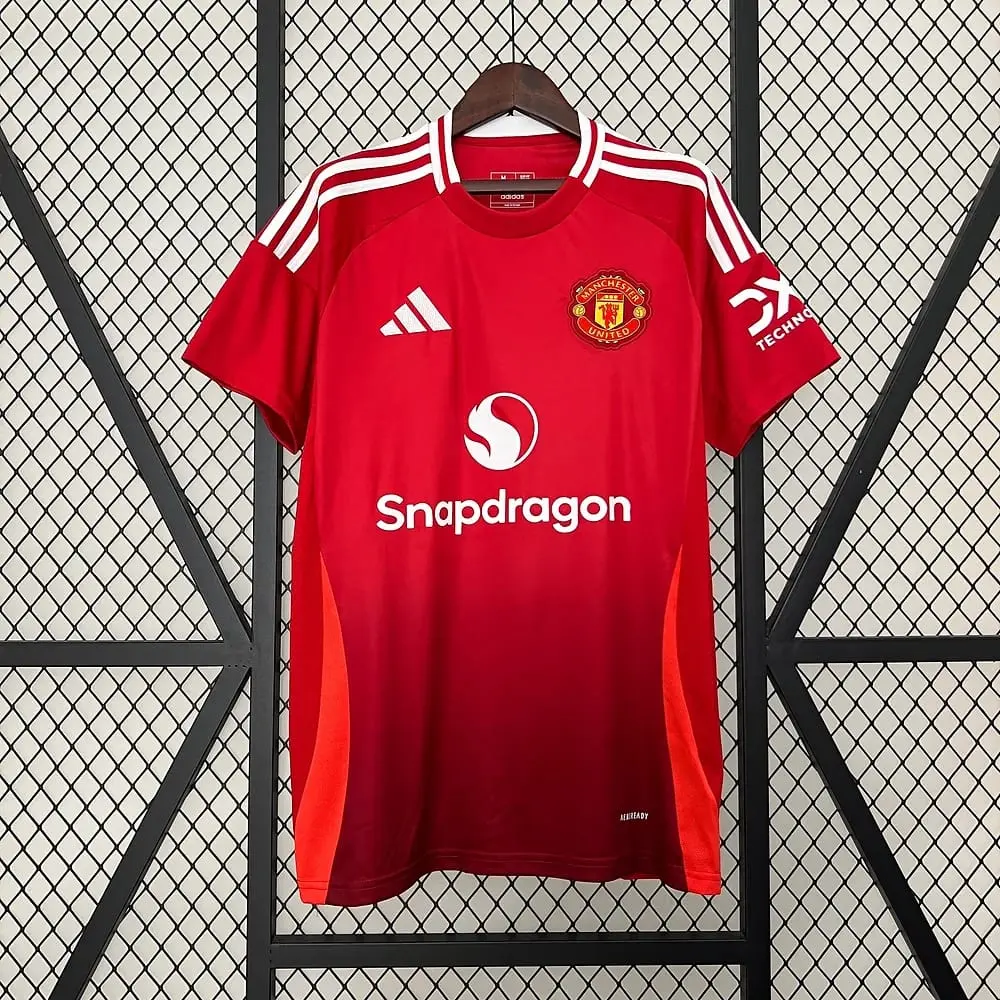 Manchester United Home Kit (2024-25) Embroidery [Set]