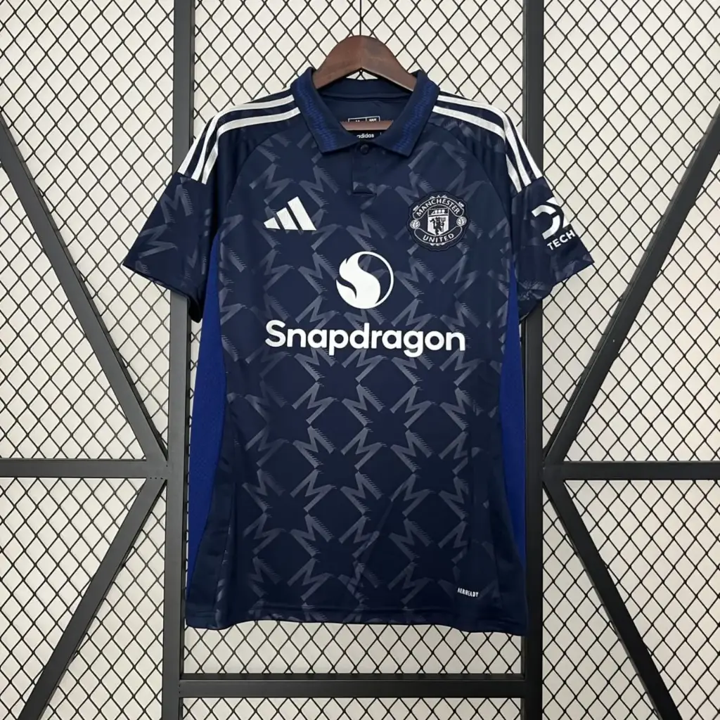 Manchester United Away Kit (2024-25) Embroidery [Set]