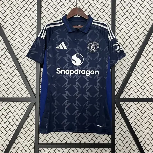 Manchester United Away Kit (2024-25) Embroidery [Set]
