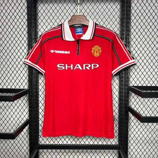 Manchester United Home Kit Umbro (1998-99) Embroidery [Set]