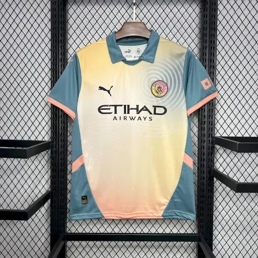 Manchester City 4th Kit (2025-25) Embroidery [Set]