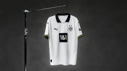 Borussia Dortmund Away Kit (2024-25) Embroidery [Set]